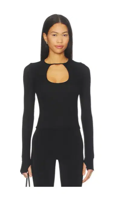 Michael Lauren Orson Crop Longsleeve Top | Thumbnail 1