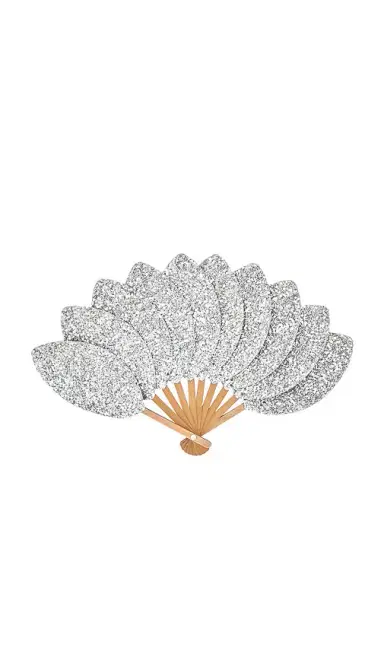 Eva Ventai Mini Palmette Glitter The Compact Fan | Thumbnail 1