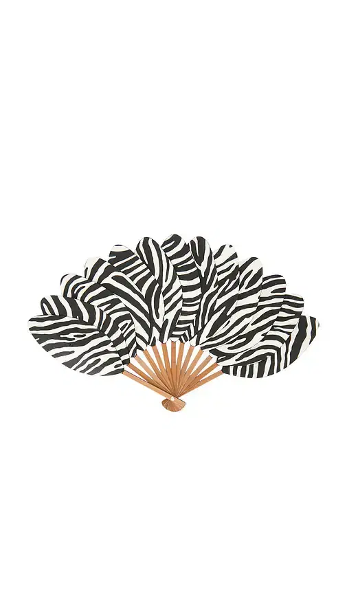 Eva Ventai Large Palmette Leather The Classic Format Fan