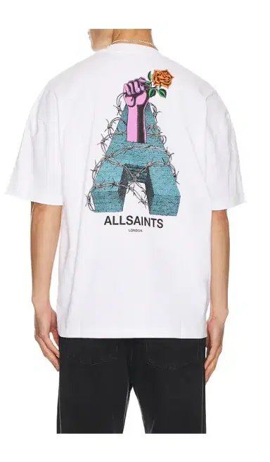 ALLSAINTS Defiance Crew Tee | Thumbnail 1 ALLSAINTS Defiance Crew Tee | Thumbnail 1