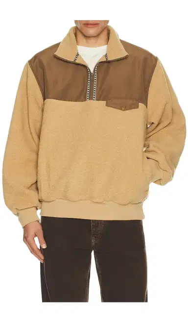 Rhythm Pfeiffer Sherpa Fleece Quarter Zip | Thumbnail 1 Rhythm Pfeiffer Sherpa Fleece Quarter Zip | Thumbnail 1