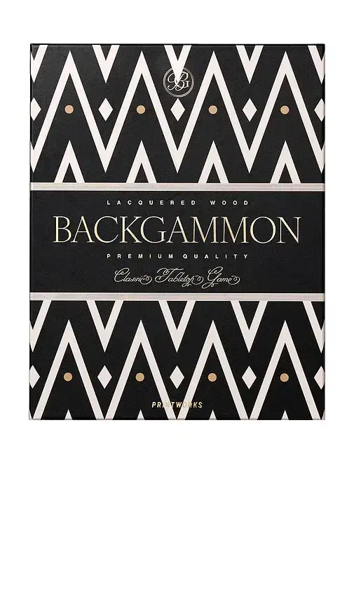Printworks Lacquered Backgammon