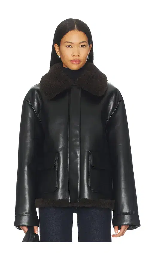 Lovers and Friends Irving Faux Leather Jacket