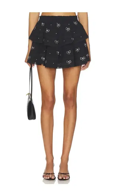 LoveShackFancy Ruffle Mini Skirt | Thumbnail 1 LoveShackFancy Ruffle Mini Skirt | Thumbnail 1