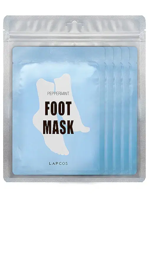 LAPCOS Peppermint Cooling Foot Mask 5 Pack