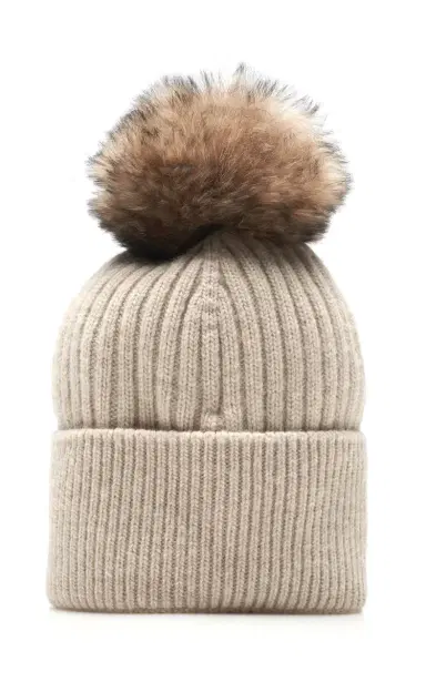 Moncler Grenoble Shearling-Trimmed Wool Beanie | Thumbnail 4 Moncler Grenoble Shearling-Trimmed Wool Beanie | Thumbnail 4