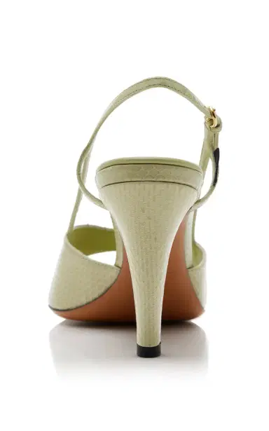 Miu Miu Snake-Effect Leather Sandals | Thumbnail 5