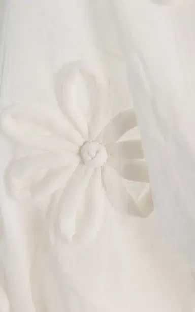 All That Remains Fleur Floral-Appliquéd Cotton-Silk Top | Thumbnail 5 All That Remains Fleur Floral-Appliquéd Cotton-Silk Top | Thumbnail 5