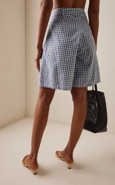 All That Remains Juliette Gingham Seersucker Cotton Culottes | Thumbnail 4 All That Remains Juliette Gingham Seersucker Cotton Culottes | Thumbnail 4