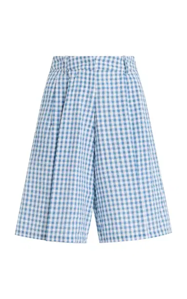 All That Remains Juliette Gingham Seersucker Cotton Culottes | Thumbnail 1 All That Remains Juliette Gingham Seersucker Cotton Culottes | Thumbnail 1