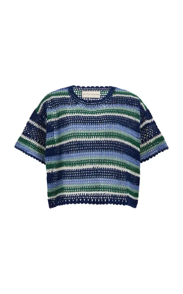 All That Remains Exclusive Willow Hand-Knit Cotton Top