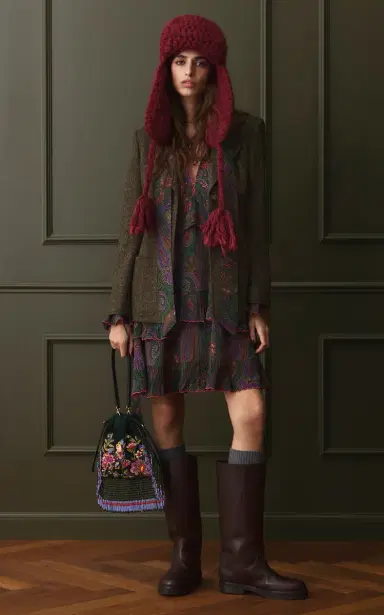 Etro Printed Knee-Length Dress | Thumbnail 2