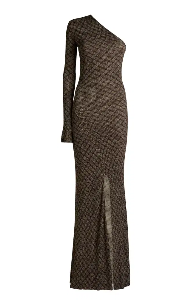 Etro Patterned Knit Maxi Dress