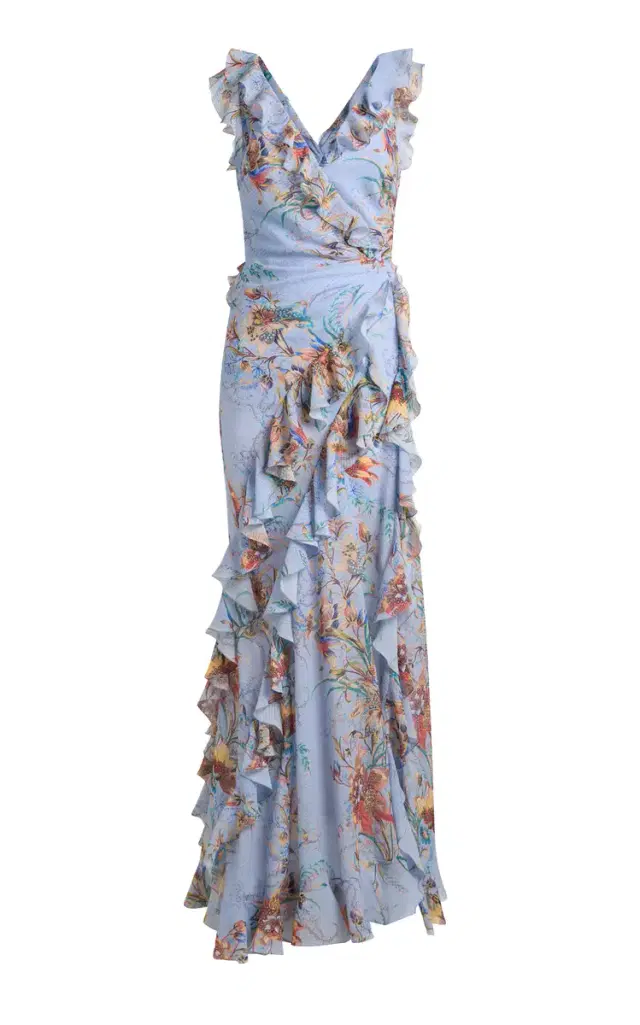 Etro Ruffled Maxi Dress