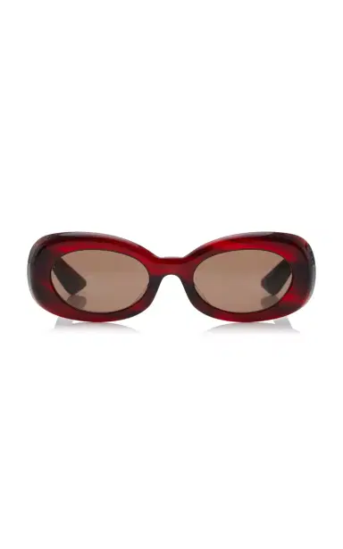 Khaite x Oliver Peoples 1992C Acetate Round-Frame Acetate Sunglasses | Thumbnail 1 Khaite x Oliver Peoples 1992C Acetate Round-Frame Acetate Sunglasses | Thumbnail 1