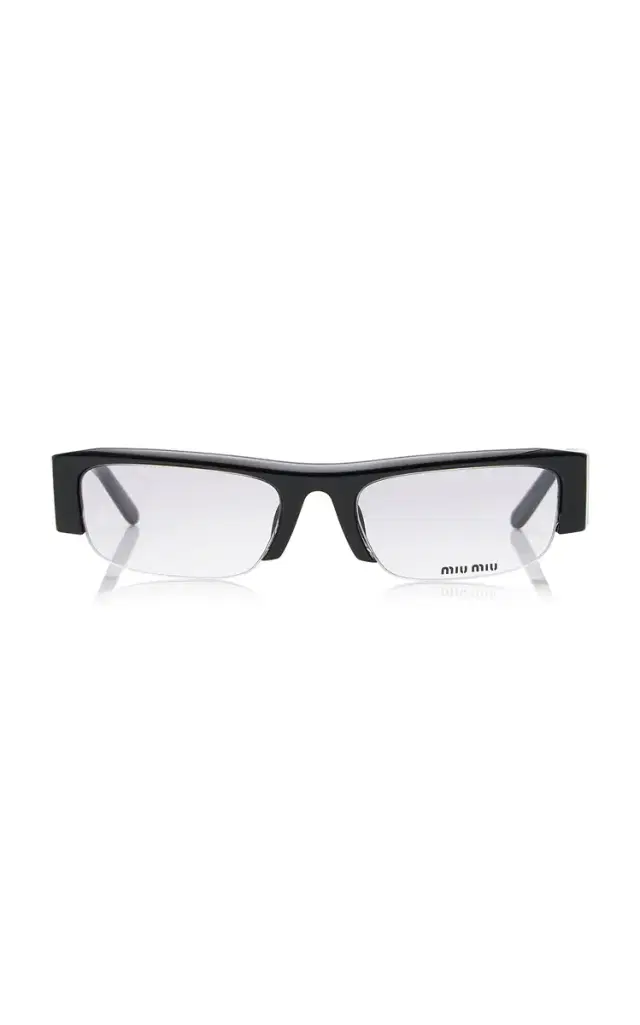 Vedette Square-Frame Acetate Sunglasses