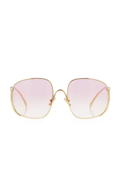 Miu Miu Square-Frame Metal Sunglasses | Thumbnail 1 Miu Miu Square-Frame Metal Sunglasses | Thumbnail 1