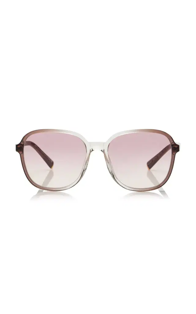 Round-Frame Acetate Sunglasses