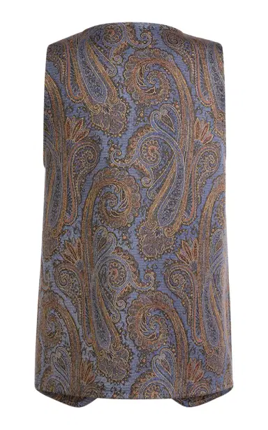 Etro Printed Cotton-Blend Vest | Thumbnail 3