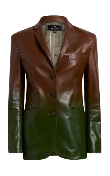 Etro Ombré Leather Blazer | Thumbnail 1