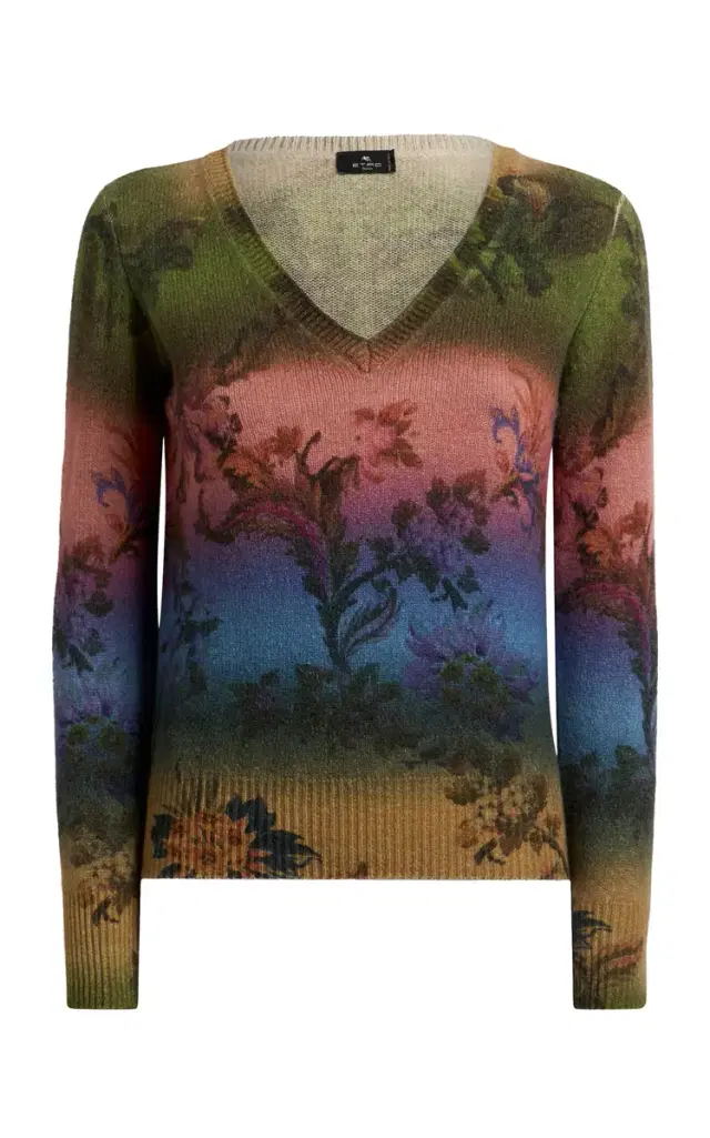 Etro Printed Wool Sweater