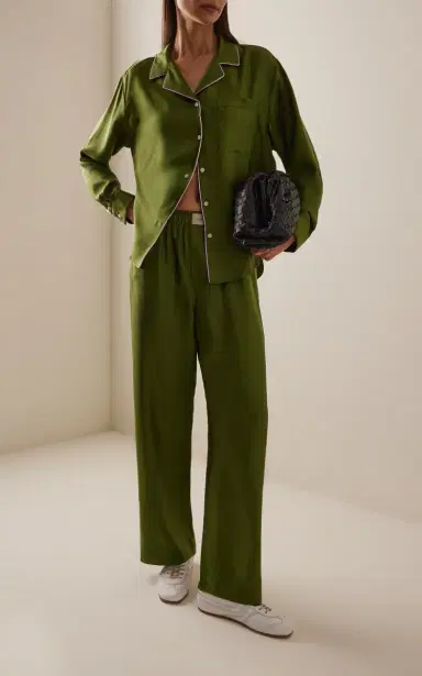 Comme Si La Boxer Alta Silk-Twill Pants | Thumbnail 2 Comme Si La Boxer Alta Silk-Twill Pants | Thumbnail 2