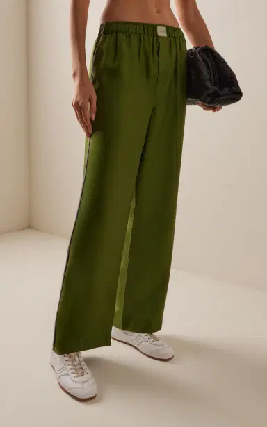 Comme Si La Boxer Alta Silk-Twill Pants | Thumbnail 3 Comme Si La Boxer Alta Silk-Twill Pants | Thumbnail 3
