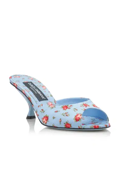 Dolce & Gabbana Rose-Print 60mm Mules | Thumbnail 6 Dolce & Gabbana Rose-Print 60mm Mules | Thumbnail 6