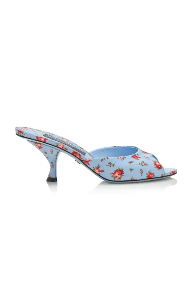 Dolce & Gabbana Rose-Print 60mm Mules | Thumbnail 7 Dolce & Gabbana Rose-Print 60mm Mules | Thumbnail 7