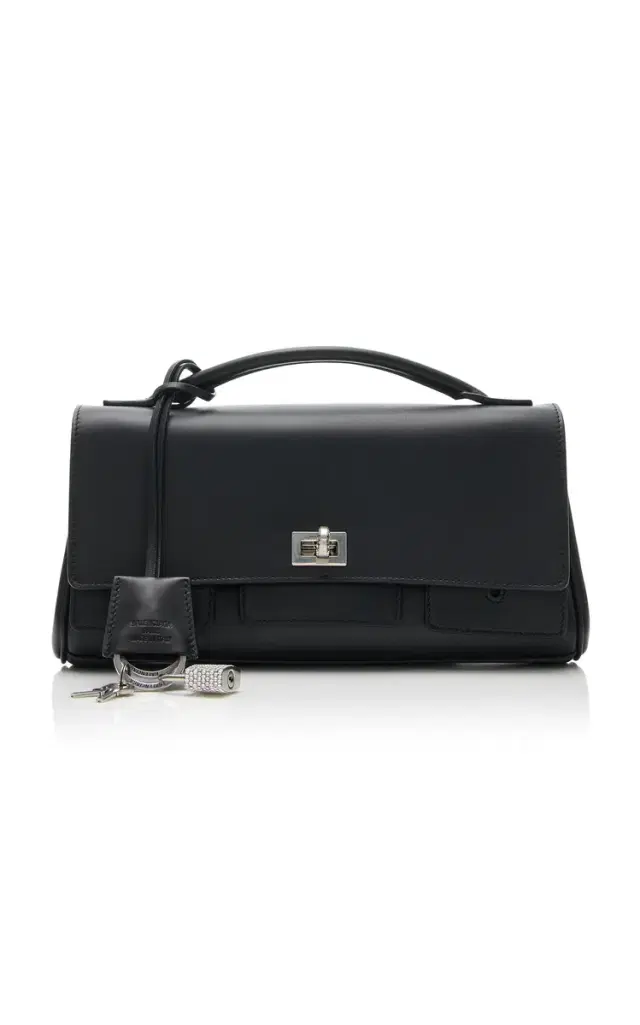 Bel Air Small Leather Clutch on Strap