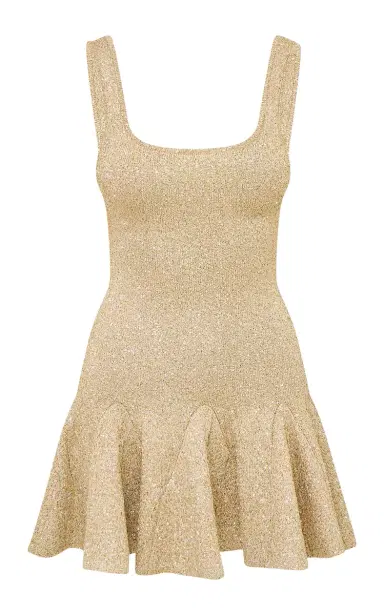 LoveShackFancy Sarajane Sequined Mini Dress | Thumbnail 1