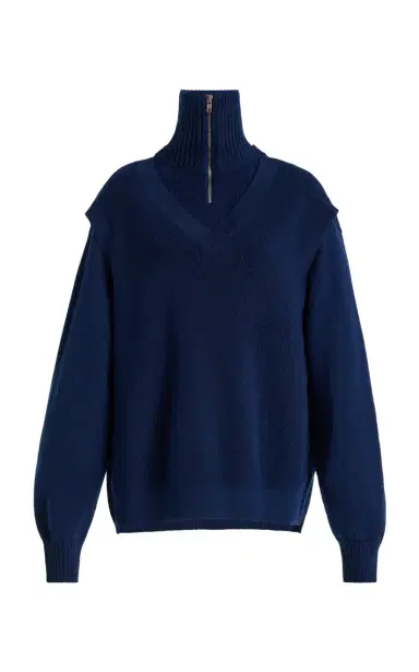 Marie Adam-Leenaerdt 4-in-One Wool-Blend Sweater | Thumbnail 1 Marie Adam-Leenaerdt 4-in-One Wool-Blend Sweater | Thumbnail 1