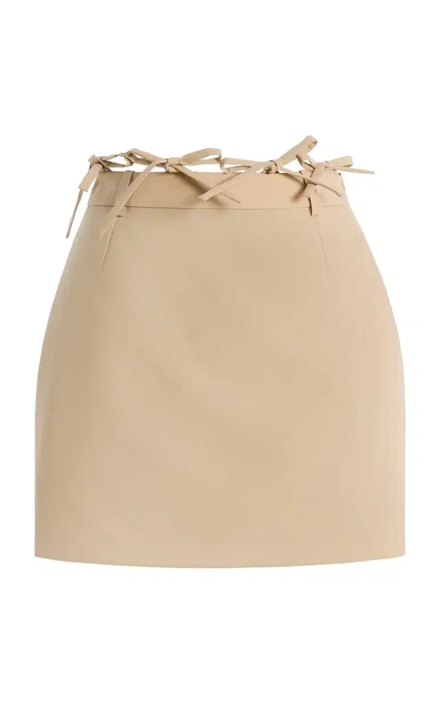 Marie Adam-Leenaerdt Wool Mini Skirt Cover