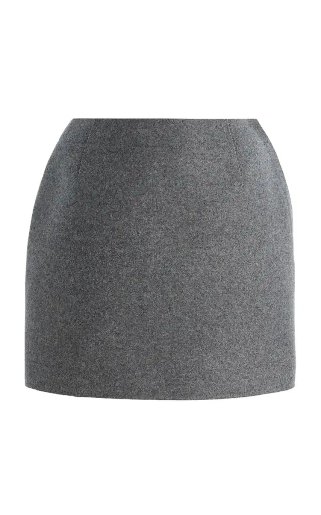 Marie Adam-Leenaerdt Base Wool Mini Skirt