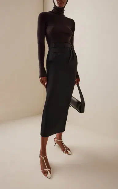 Marie Adam-Leenaerdt Wool Maxi Trouser Skirt | Thumbnail 2