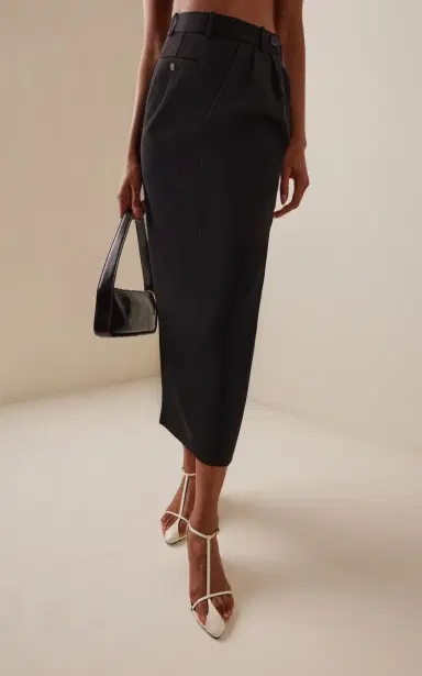 Marie Adam-Leenaerdt Wool Maxi Trouser Skirt | Thumbnail 3