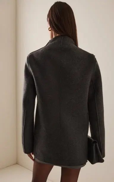 Marie Adam-Leenaerdt Base Classic Single-Breasted Wool Blazer | Thumbnail 4
