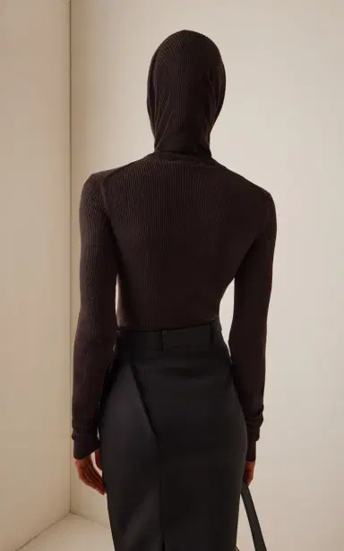 Marie Adam-Leenaerdt Wool-Silk Balaclava Sweater | Thumbnail 4
