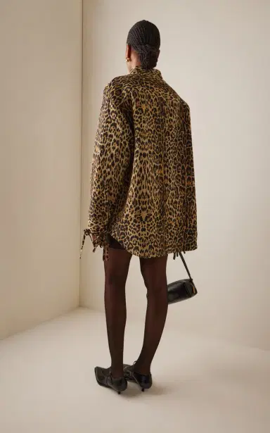 Marie Adam-Leenaerdt Leopard-Print Crepe Base Shirt | Thumbnail 4 Marie Adam-Leenaerdt Leopard-Print Crepe Base Shirt | Thumbnail 4