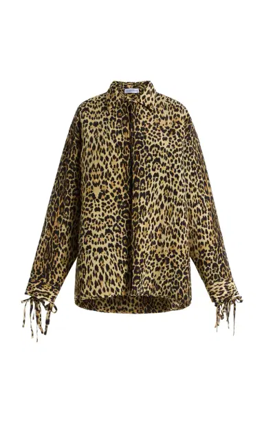 Marie Adam-Leenaerdt Leopard-Print Crepe Base Shirt | Thumbnail 6 Marie Adam-Leenaerdt Leopard-Print Crepe Base Shirt | Thumbnail 6
