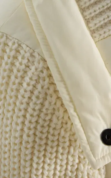 Moncler Grenoble Down Wool Zip-Up Cardigan | Thumbnail 5