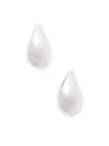 Bottega Veneta Small Drop Silver Earrings | Thumbnail 1