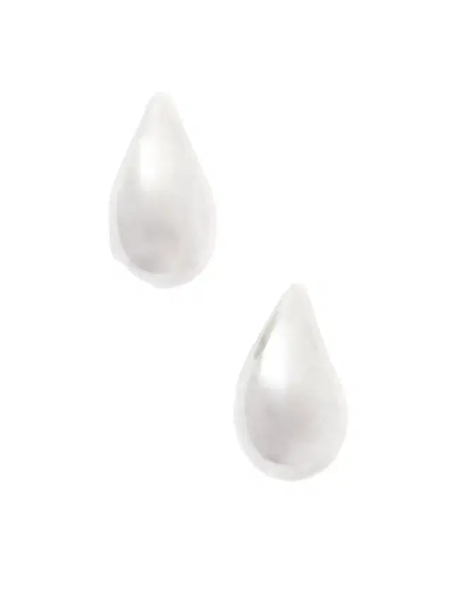 Small Drop Silver Earrings