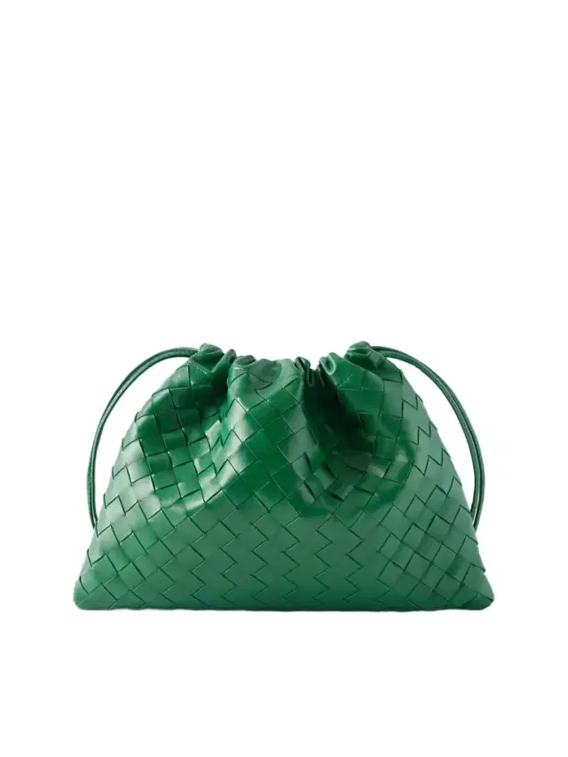Dustbag Small Intrecciato Leather Pouch Dustbag Small Intrecciato Leather Pouch