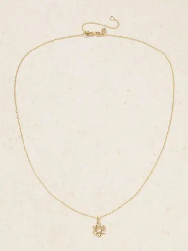 Sydney Evan Cosmos 14-karat Gold Diamond Necklace | Thumbnail 4