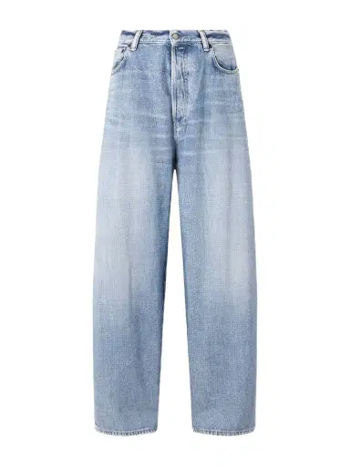 Acne Studios 2023 Crystal-embellished Low-rise Wide-leg Jeans | Thumbnail 1