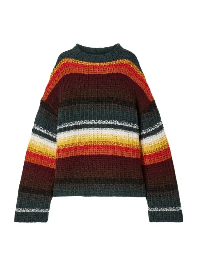 Yanis Oversized Ribbed Striped Cashmere Sweater