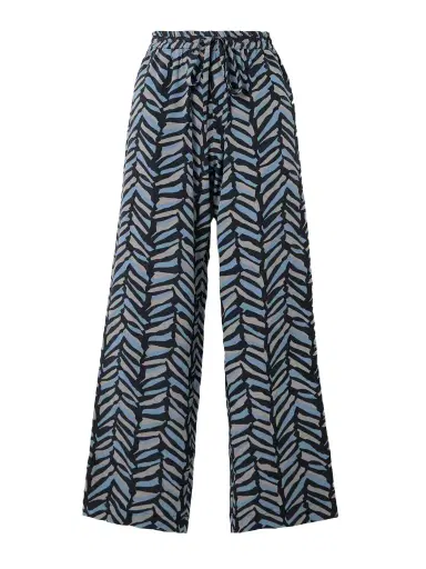 Matteau Printed Silk Crepe De Chine Straight-leg Pants | Thumbnail 1 Matteau Printed Silk Crepe De Chine Straight-leg Pants | Thumbnail 1