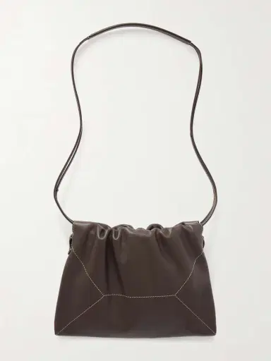 Brunello Cucinelli Embellished Leather Shoulder Bag | Thumbnail 4 Brunello Cucinelli Embellished Leather Shoulder Bag | Thumbnail 4