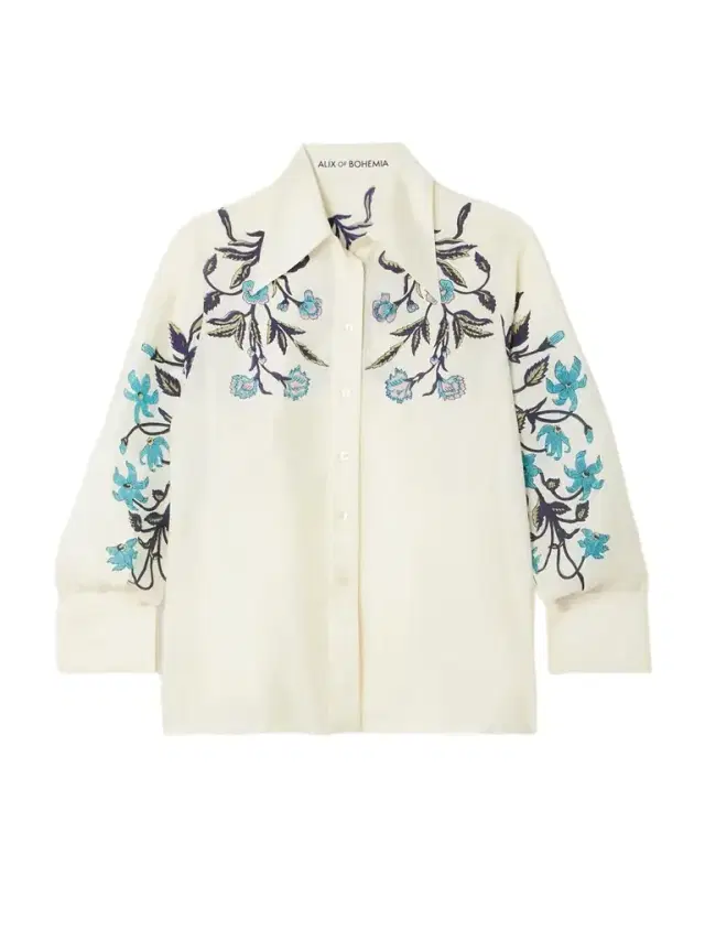 Dana Floral-print Silk Crepe De Chine Shirt